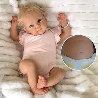 Zero pam Reborn Baby Dolls Silicone Full Body 45CM Realistic Baby Doll Anatomically Correct Reborn Dolls Girls Real Looking Reborn Babies Reborn Toddler Dolls For Girls